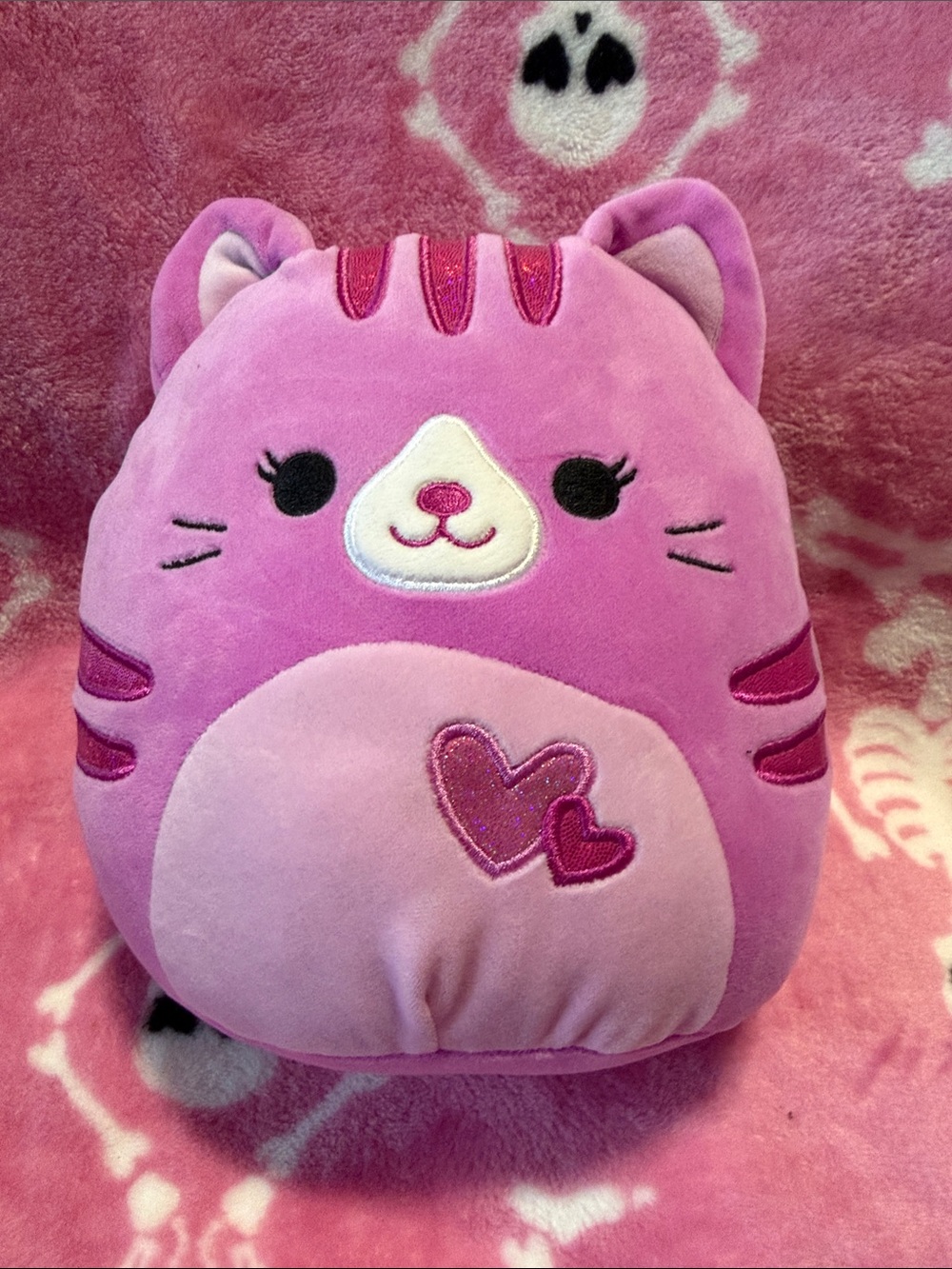 Pink cat Squishmallow
